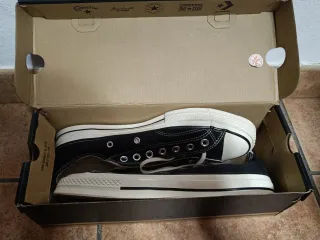 Converse Chuck Taylor Bajas Negras Talla 43