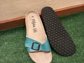 Birkenstock Mujer Talla 38 Azul Turquesa