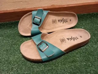 Birkenstock Mujer Talla 38 Azul Turquesa