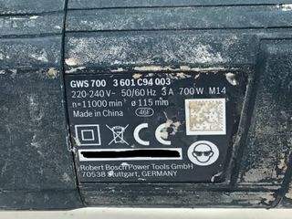 radial bosch gws 700