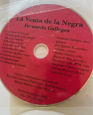la venta de la negra ( CD incluido de relatos)