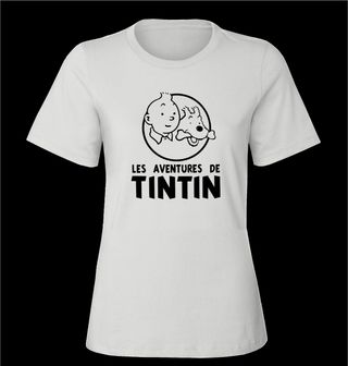 CAMISETA tintin -TALLA S M L XL XXL XXXL SIZE T-SHIRT