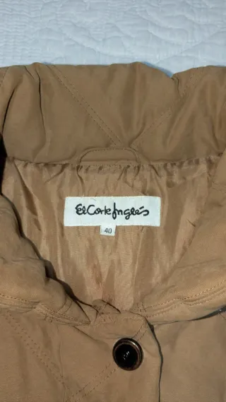 Cappotto imbottito in pelle di pesca