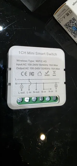 Mini interruptor inteligente WiFi 16A