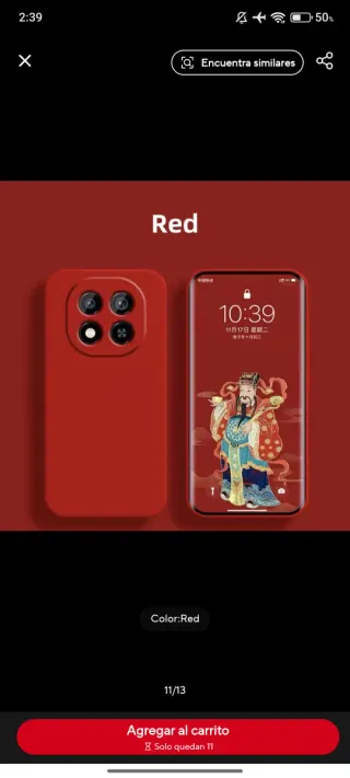 Funda Redmi Note 14 Pro+ 5G Negra