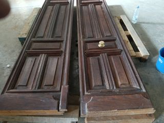 Puerta Madera Antigua Exterior 1.40x2.92