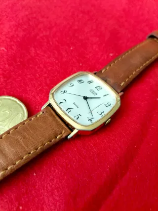 Citizen Orologio Rettangolare Oro Vintage