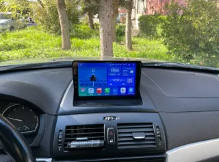Rádio BMW X3 E83 Android 14 com GPS (Novo)