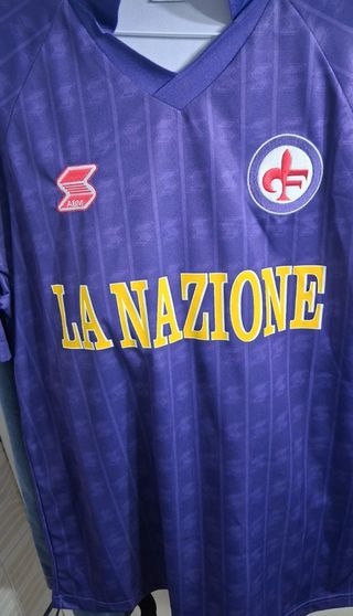 Maglia Fiorentina Anni 80 ABM La Nazione