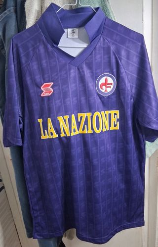 Maglia Fiorentina Anni 80 ABM La Nazione