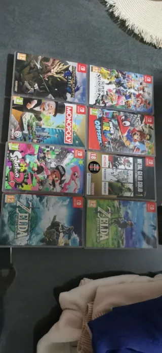 Pack 6 Juegos Nintendo Switch: Zelda, Mario, Sp