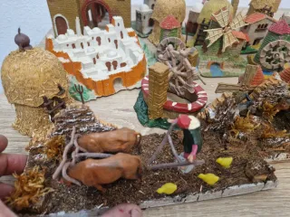 Lote figuras Belén casas y escenas Pech oliver