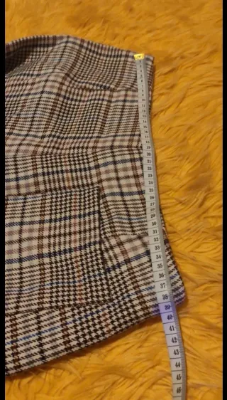 Pantalón recto cuadros Príncipe de Gales Talla L