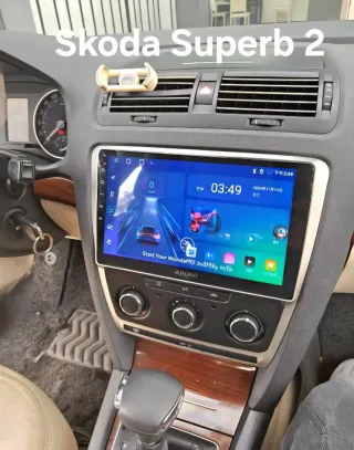 Rádio Skoda Superb 2 Android 14 (Artigo Novo)