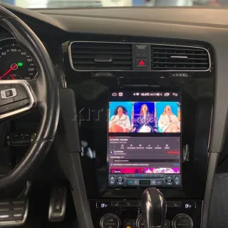 Rádio VW Golf VII tipo tesla Android 14 (Novo)