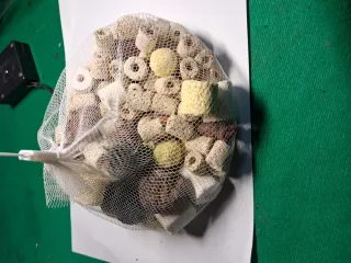 Materiale biologico filtro acquario
