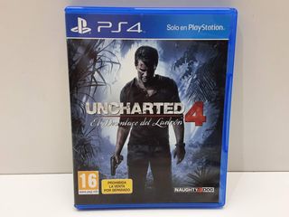 uncharted 4: el desenlace del ladron ps4