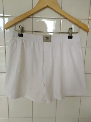 Bóxer blanco algodón T. SG VB T-confort
