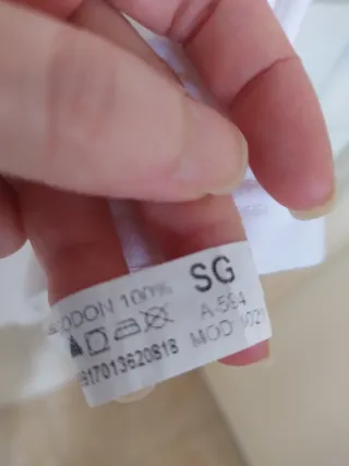 Bóxer blanco algodón T. SG VB T-confort