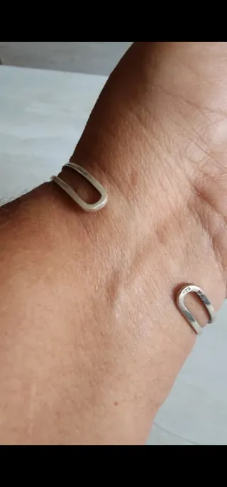 Conjunto Plata Ley: Anillo pulsera y pendientes