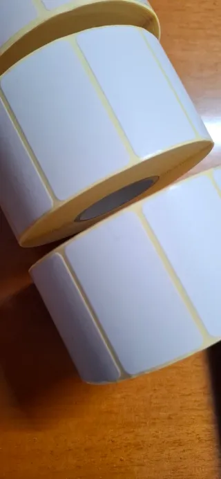 20 Rotoli 2000 Etichette Termiche 3x5 cm