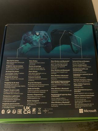 Mando Xbox Camuflaje Inalámbrico/tipo c Pc solo