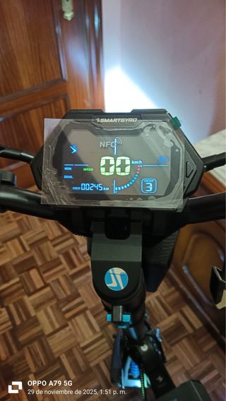 Patinete Eléctrico SmartGyro Como Nuevo  800 negcb