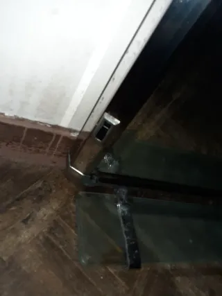 espejo antiguo con dos apliques de luz  ver fotos