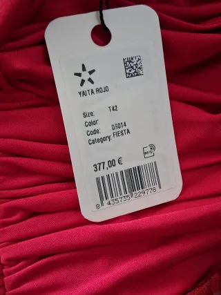 Vestido VICTORIA lentejuelas rosa/rojo nuevo