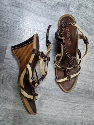 Sandalias Vintage 37 en Piel Genuina - Aerosoles