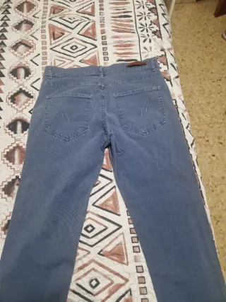 Pantalón Zara Hombre Azul