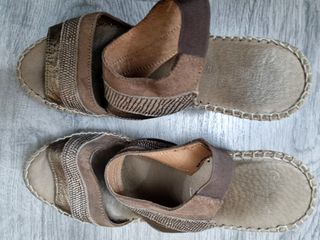 Sandalias de Cuña de Esparto 37 - Made in Spain