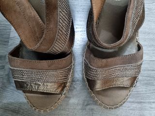 Sandalias de Cuña de Esparto 37 - Made in Spain