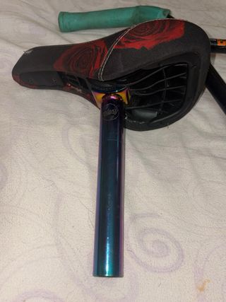 Sillín y manillar BMX