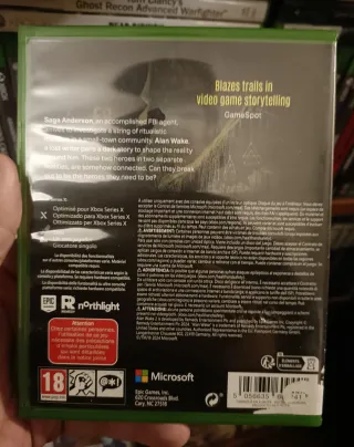 Alan Wake 2 Deluxe Edition Xbox Series X.