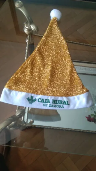 Gorro Navideño Papa Noel Caja Rural Zamora