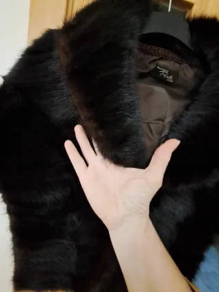 Chal de pelo mujer fiesta