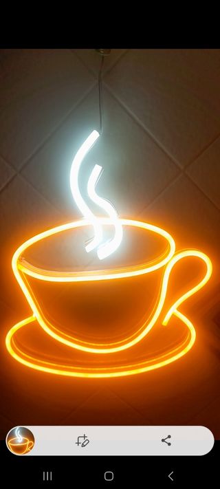 Insegna Neon LED Tazza Caffè