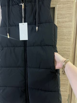 Chaleco acolchado Zara negro