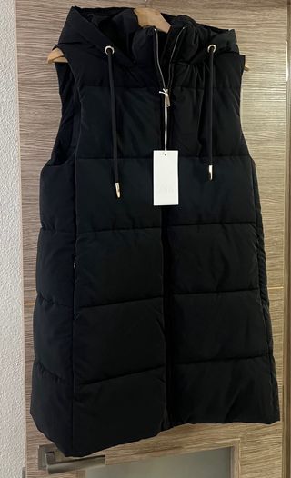Chaleco acolchado Zara negro