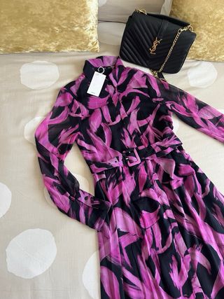 Vestido largo Mango estampado floral