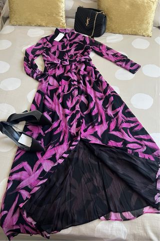 Vestido largo Mango estampado floral