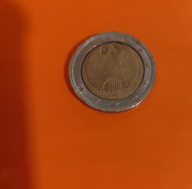 MONEDA 2 € ALEMANIA CON ERRORES DE ACUÑACION.UNICA