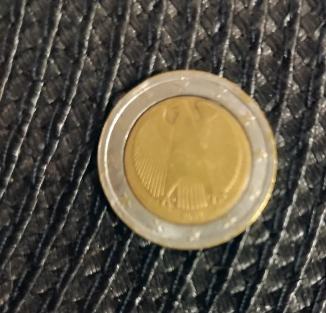 MONEDA 2 € ALEMANIA CON ERRORES DE ACUÑACION.UNICA