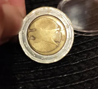 MONEDA 2 € CON ERRORES DE ACUÑACION.ALEMANIA