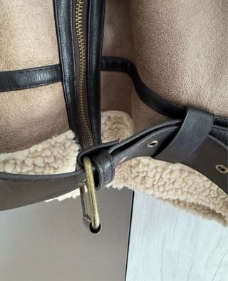 Cazadora Zara Doble Faz Beige Talla S