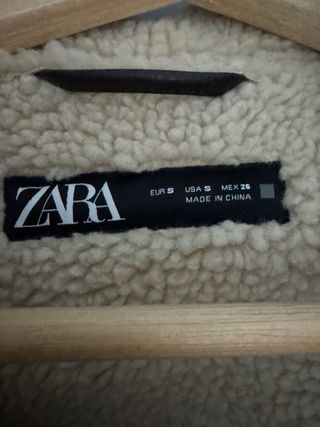Cazadora Zara Doble Faz Beige Talla S