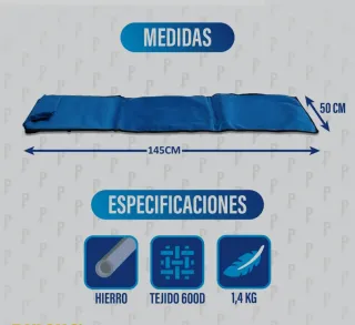 Esterilla Playa Plegable Decathlon Azul/Roja