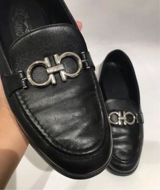 Mocasines Salvatore Ferragamo Negro Talla 9D EUR40