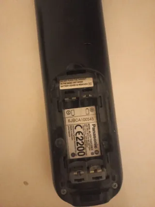 Teléfonos Panasonic Inalámbricos Negros